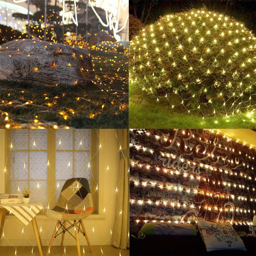 Luces Malla LED 100 Luces 1x1 Metros Luz Navidad RF 100TC - Imagen 8