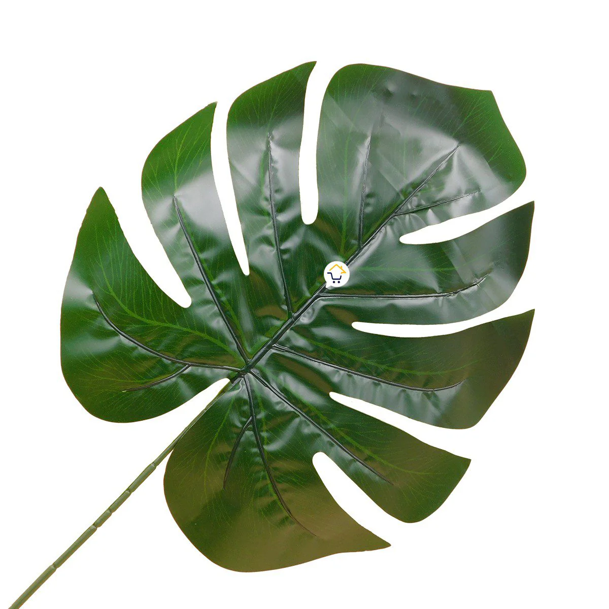 Plantas Artificiales Hojas Medianas X12 Decoración Tropical Fiestas 6291 - Imagen 6