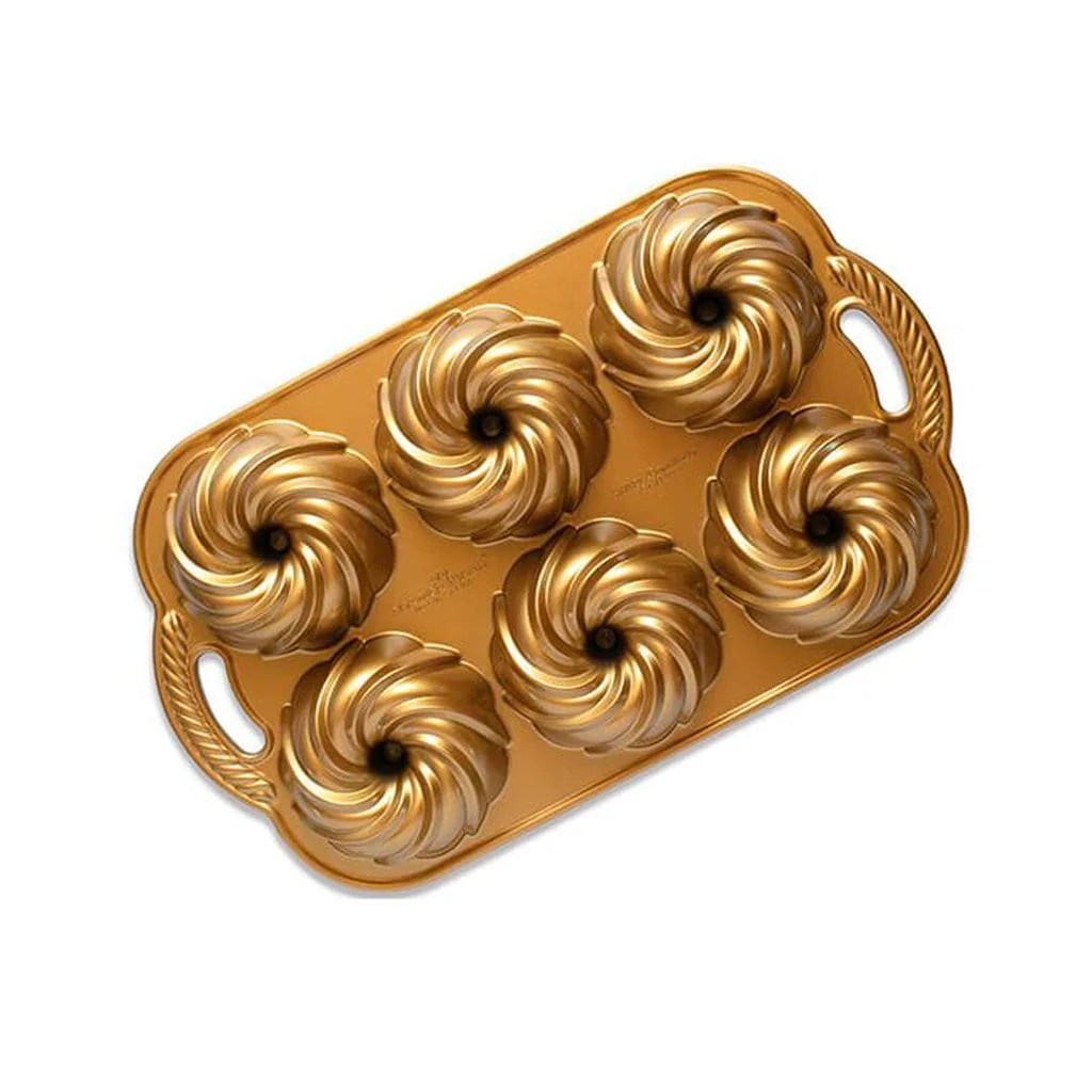 Molde Swirl Bundtlette Nordic Ware - Imagen 5