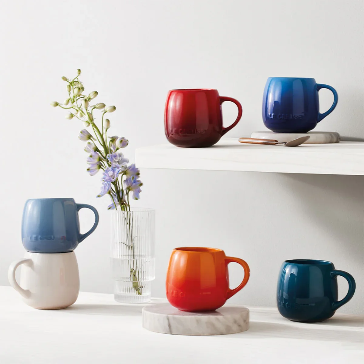 Set de 6 tazas tipo Mug Coupe 320 ml Arcoiris Le Creuset - Imagen 6